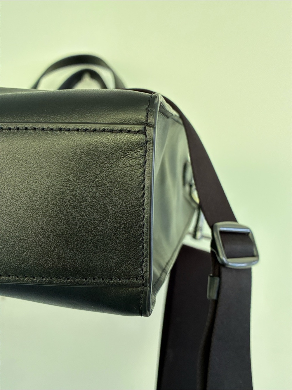 Coach Men's Graham Structured Tote Bag Signature Canvas Charcoal Black C3232 - Picture 6 of 13